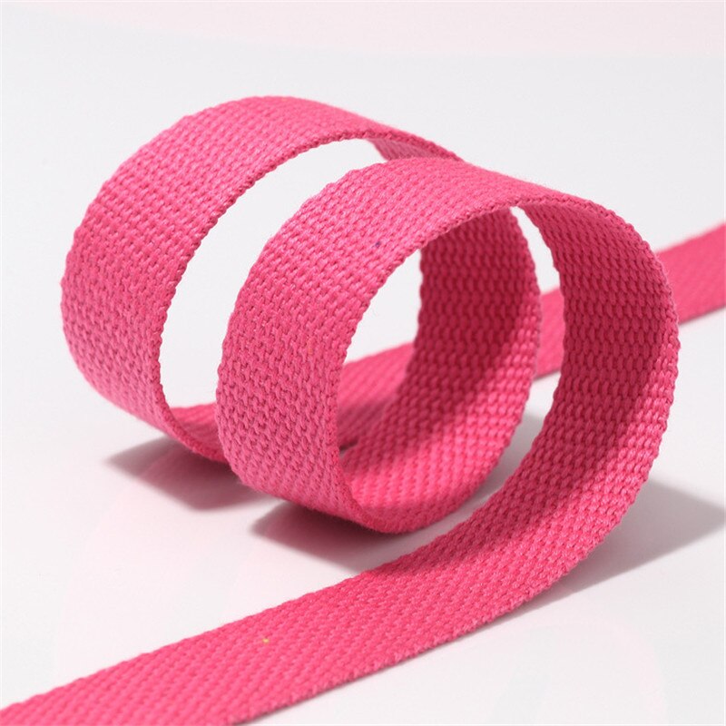6M * 2.5 Cm Gekleurde Katoenen Dikke Vlakte Canvas Gordel Backpack Strap Bagage Accessoires Tas Maken Naaien Diy huisdier Aangelijnd