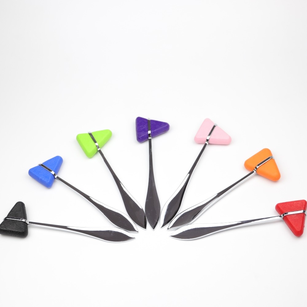 1pc Triangle Taylor Percussor Percussion Neurological Hammer Percussor Diagnostic Reflex Hammer 18cm x 5cm