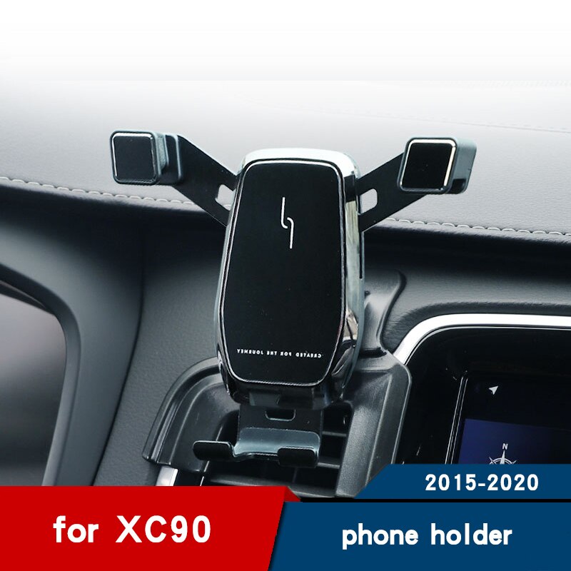 Auto Telefoon Houder Voor Volvo Xc90 Accessoires Interieur Air Vent Mobiele Telefoon Stand Navigatie Beugel