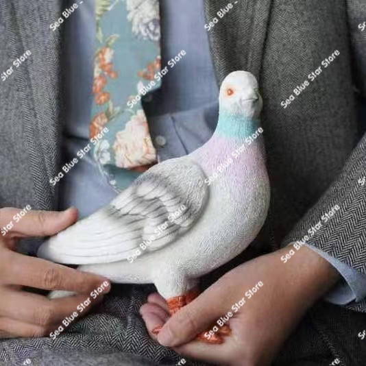 Pigeon Clutch Bag Fun Casual Versatile Bag Home Decoration Ornaments
