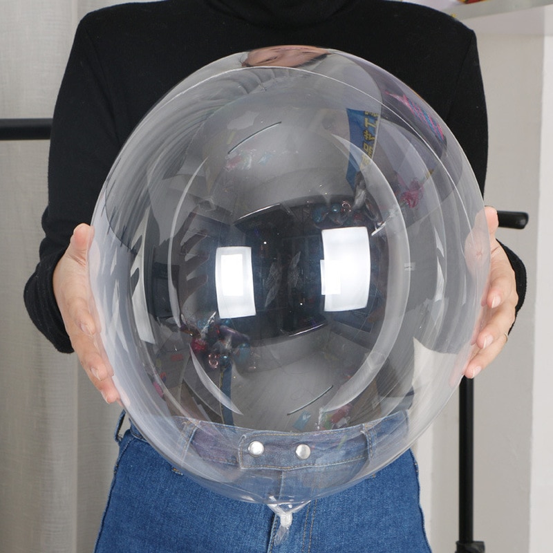 1pc helium bobo ballonger gjennomsiktig pvc ballong 12/24/36 tommers bursdagsfest dekorasjon luftballonger bryllup dekor favoriserer