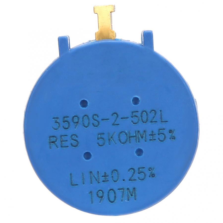 3590S-2-502L 5K Ohm potenciómetro multivuelta de precisión de resistencia ajustable