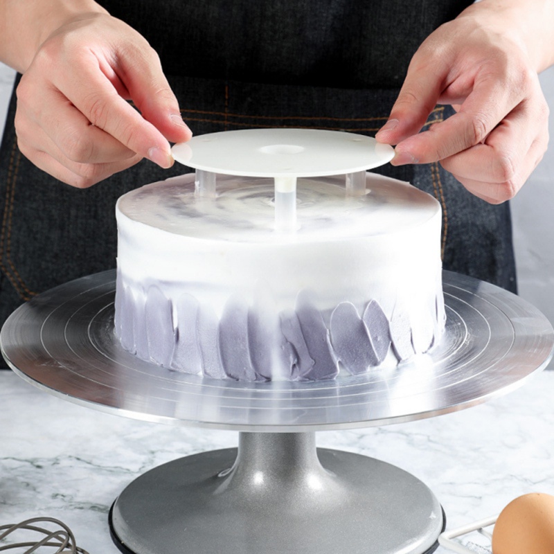 Plastic Cake Stand Multi-layer Cake Pillars With Round Spacer Unique DIY Handmade Cake Support Frame Kitchen Baking Tool