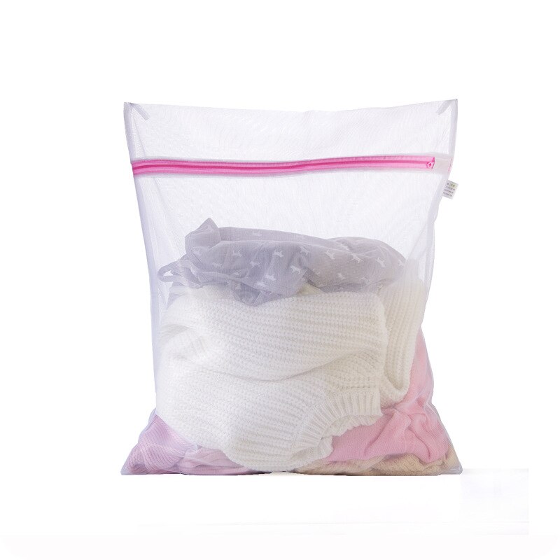 1pc Washing Machine Mesh Net Bags Laundry Bag Durable Zipped Wash Bags Washing Mesh Net Underwear Bra Clothes Sock Durable