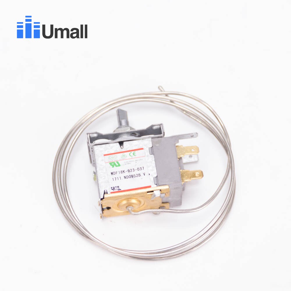 3 pins koelkast thermostaat vriezer temperatuurregelaar schakelaar 68mm warmte lijnen 3 voeten 220v 250v koelkast vervanging onderdelen