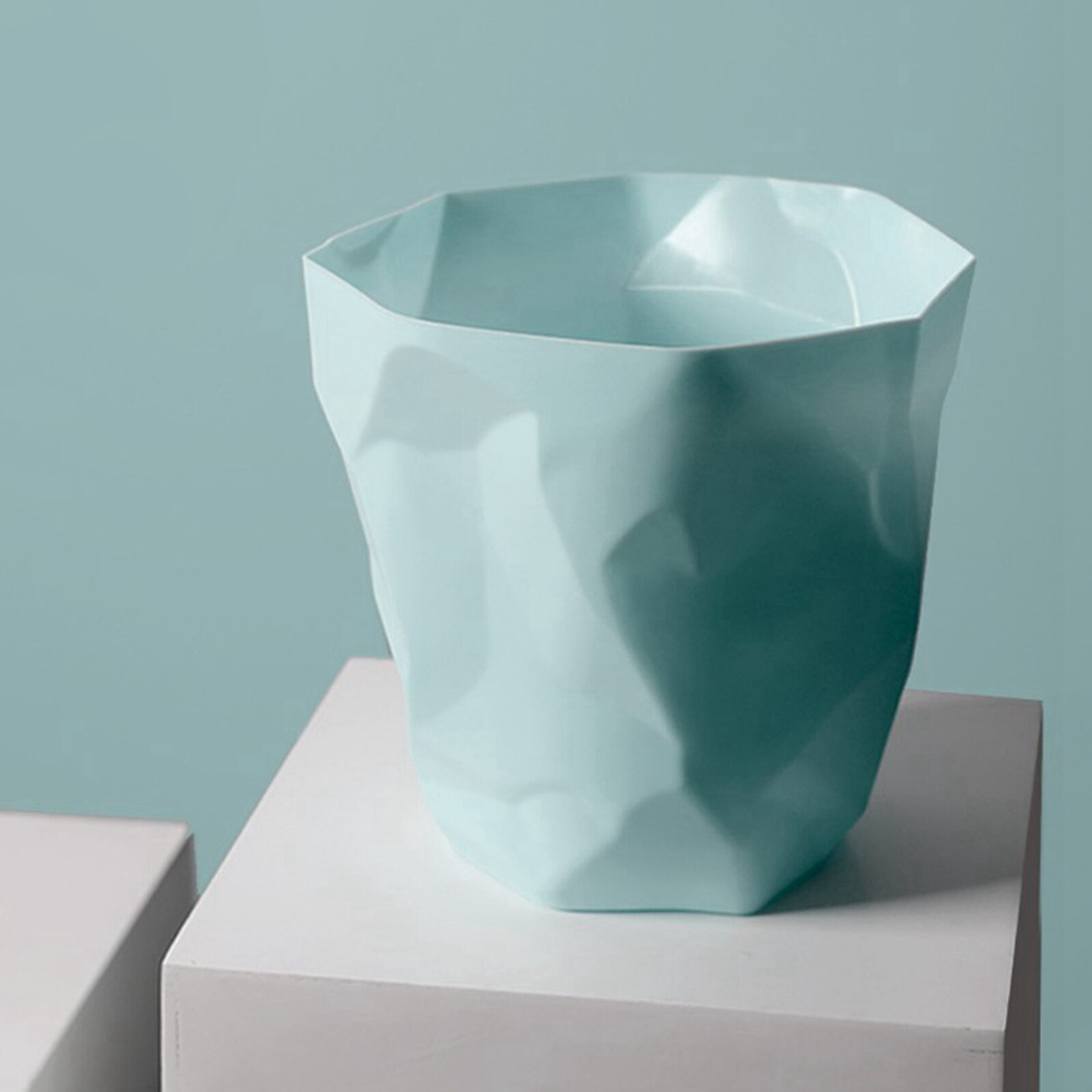 Trash Can Paper Waste Rubbish Recycling Garbage Dustbin Trashcan Without Lid Home Kitchen Office Rubbish Trash Dust Bin