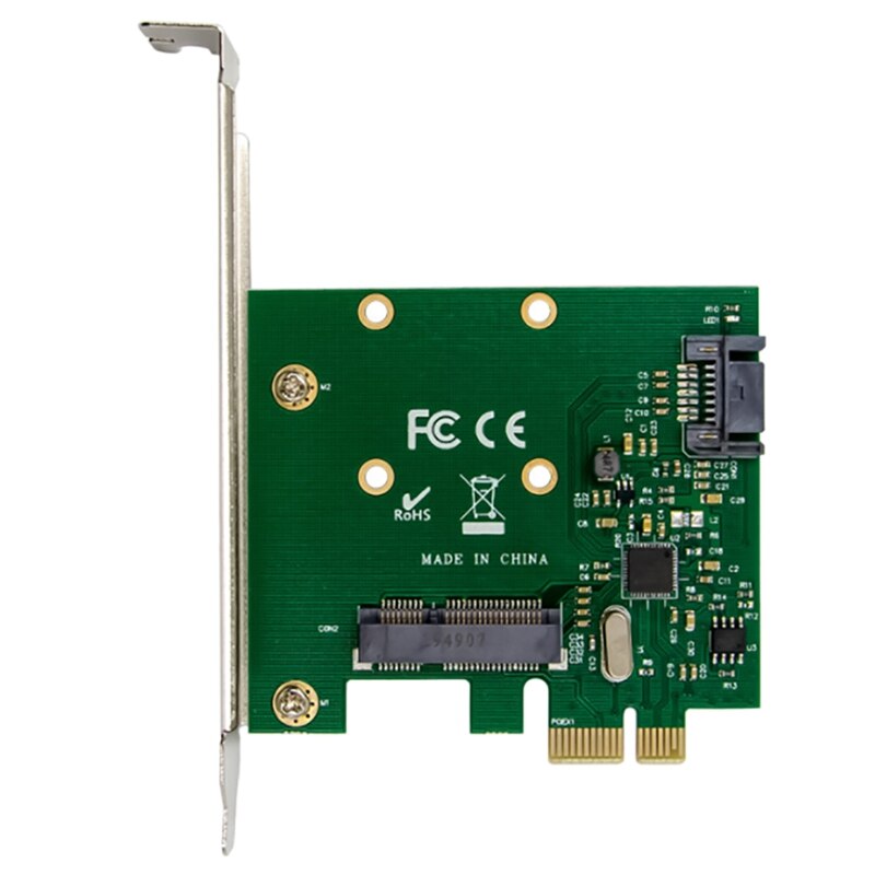 AU42 -PCI-E X4 M.2 B & M Key NGFF SSD Card M.2 NGFF SSD Expansion Card for Laptop PC: Default Title