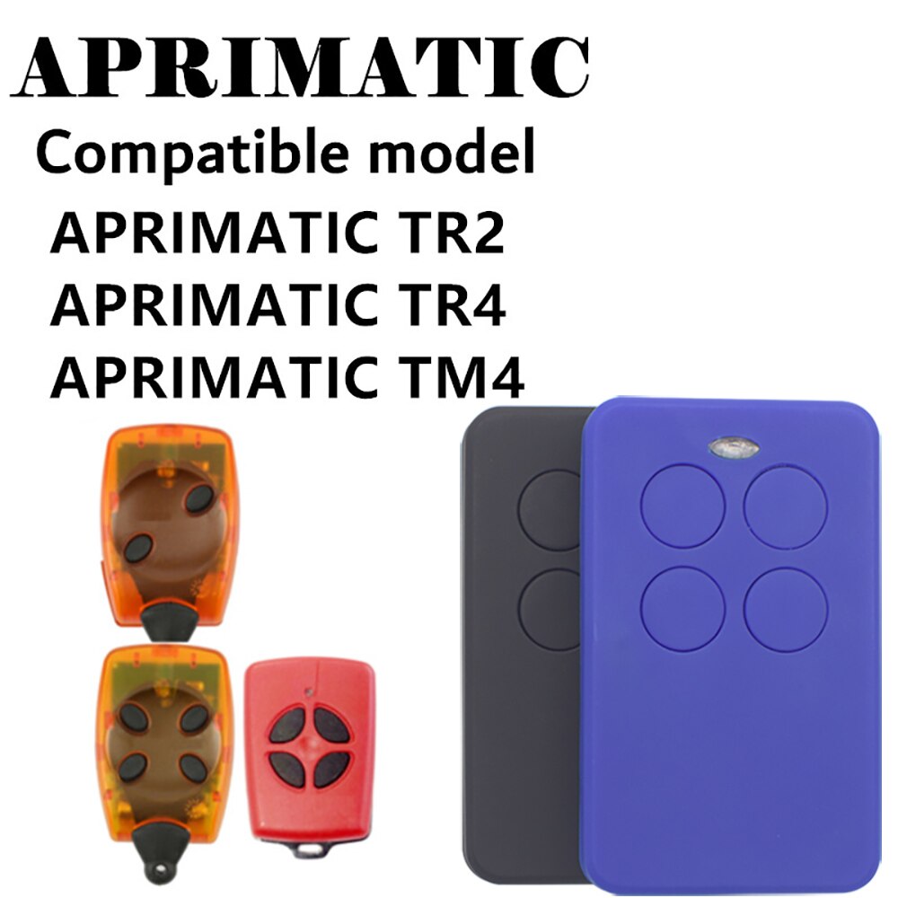 Copia Aprimatic TR2 telecomando del box auto Aprimatic TR4 TM4 porta del box auto di controllo remoto 433.92mhz Codice di Rotolamento di telecomando per cancello
