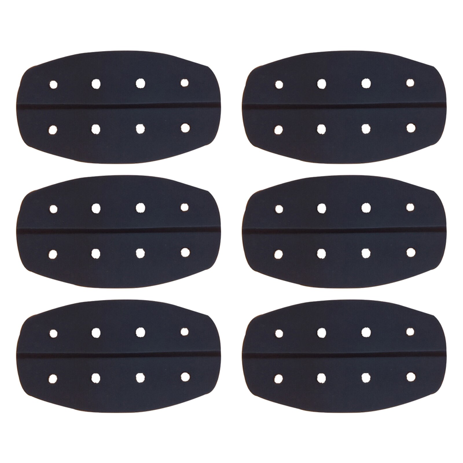 6x Silicone Bra Strap Kussens Holder Comfortabele Wasbare Herbruikbare Vrouwen Non-Slip Schouder Protectors Buigzaam Pijnbestrijding: Black Breathable