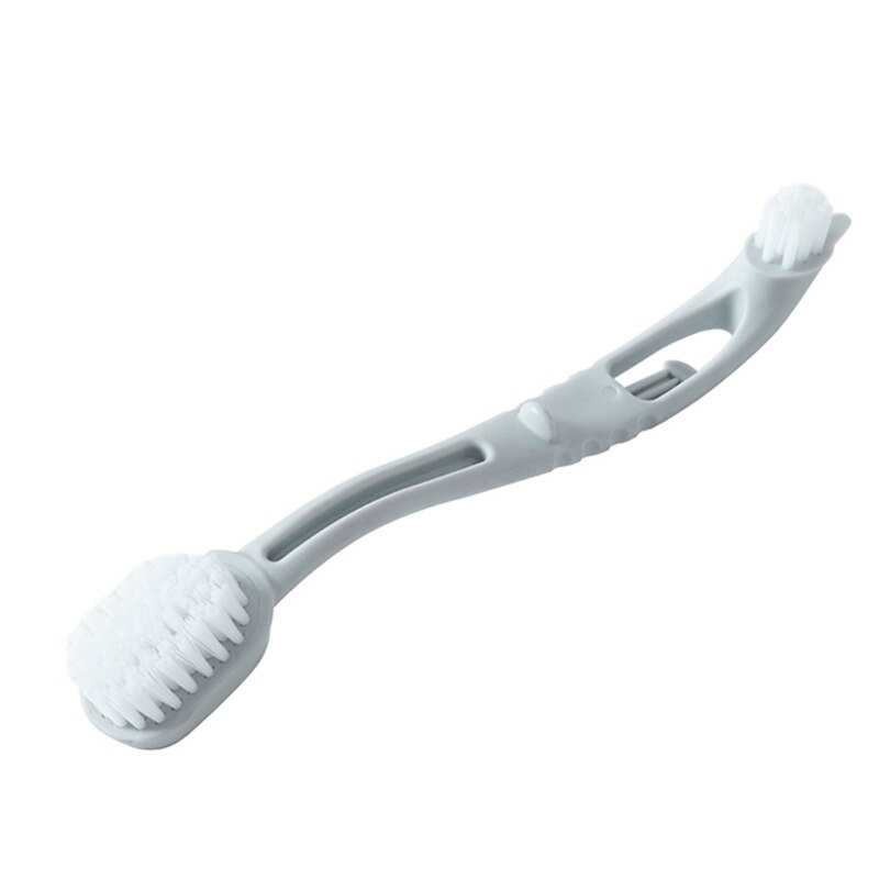 Lot De 2 Brosses à Chaussures Multifonctions - Longue Poignée 17 Cm - Poils Doux - Pour Nettoyage Chaussures, Carrelage... - Bleu