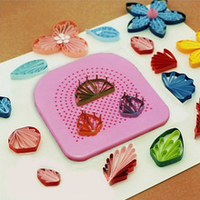 Papel Quilling hecho a mano DIY, 1 Juego de papel, guía de rejilla Yan plegable, herramienta de manualidades de papel, dispositivo de bobinado de placa de aguja de 20 raíces