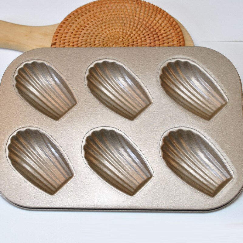 Diy Chocolade Madeleine Mold Mould 3D Shell Vorm Cakevorm Rvs Kids Kerst Bakvormen Taart Decoreren Gereedschappen: shell