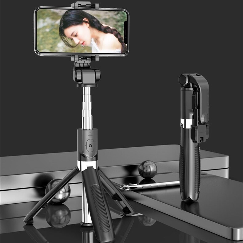 Fangtuosi Draadloze Bluetooth Sluiter Selfie Stick Handheld Monopod Mini Statief Smartphone Selfie-Stick Voor Iphone Samsung Huawei