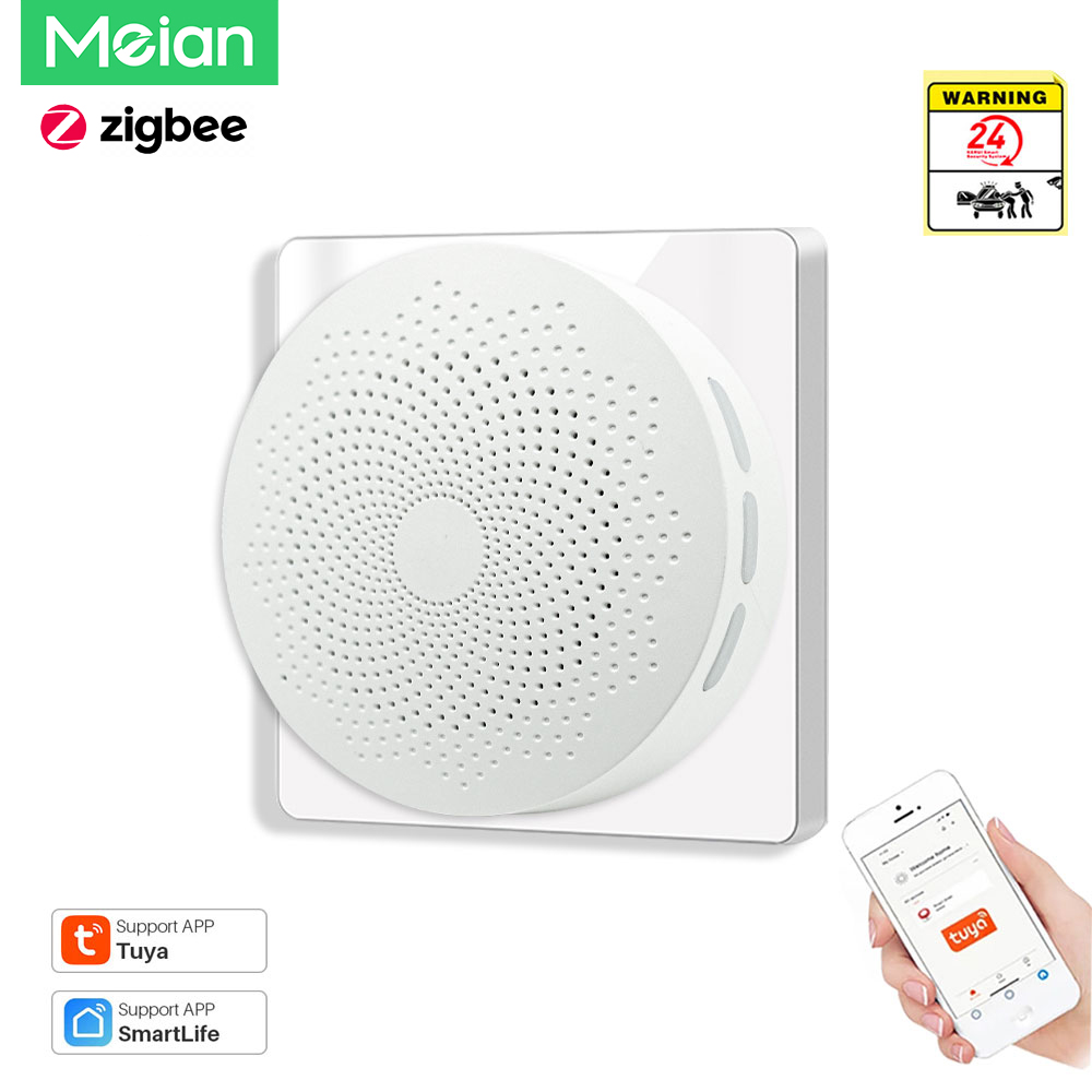 Meian Zigbee Wifi Koppeling Gateway G01 Multi-Mode Smart Home Bluetooth Draadloze Tuya Afstandsbediening Beveiliging Alarm Host