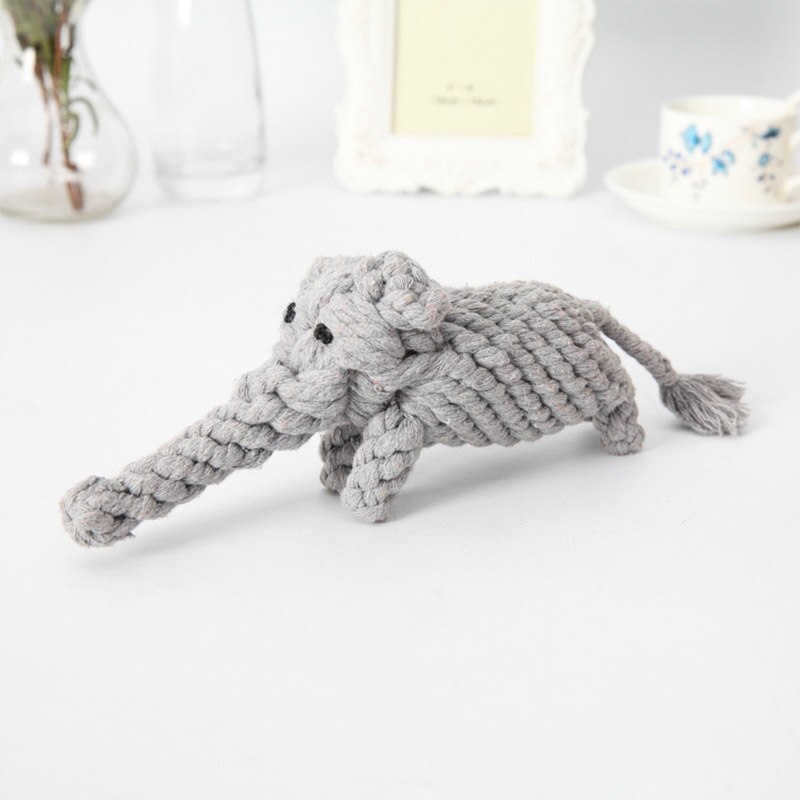 Cão brinquedos de algodão cão corda brinquedos design animal de estimação durável algodão mastigar brinquedo treinamento dentição brinquedo para cães pequenos cães médios filhote de cachorro: 14