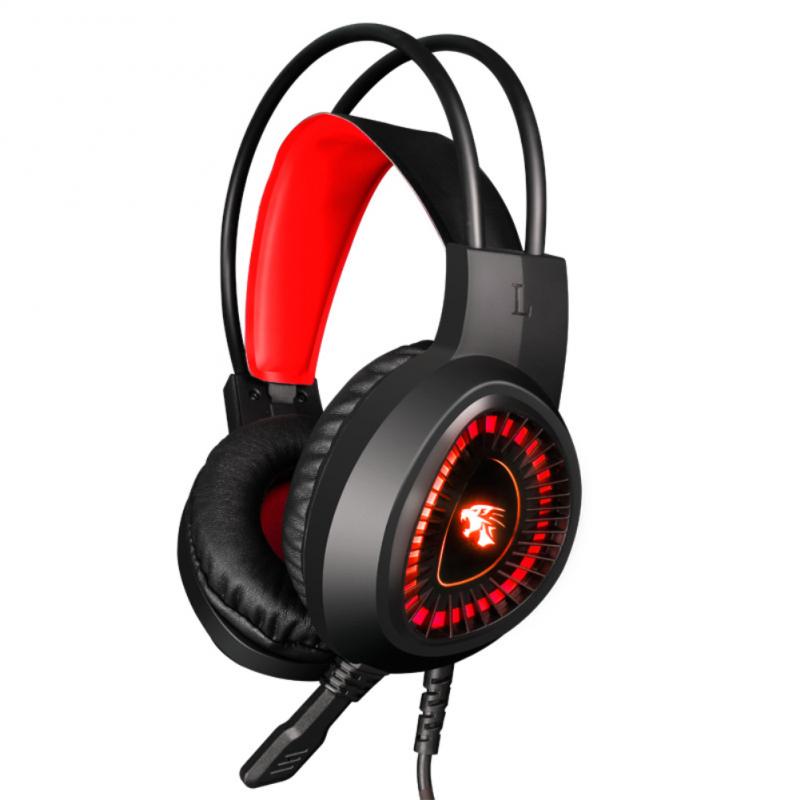 Gaming Headset Gamer 7.1 Surround Sound USB 3.5mm Wired Luminous Game Headphones With Microphone