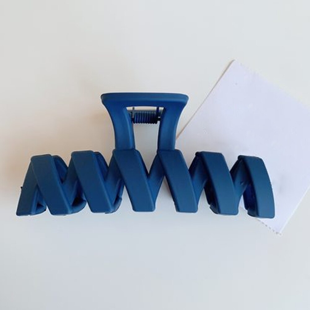 Effen Kleur Klauw Clip Grote Barrette Krab Haar Klauwen Bad Clip Paardenstaart Clip Voor Vrouwen Meisjes Haar Accessoires: 4