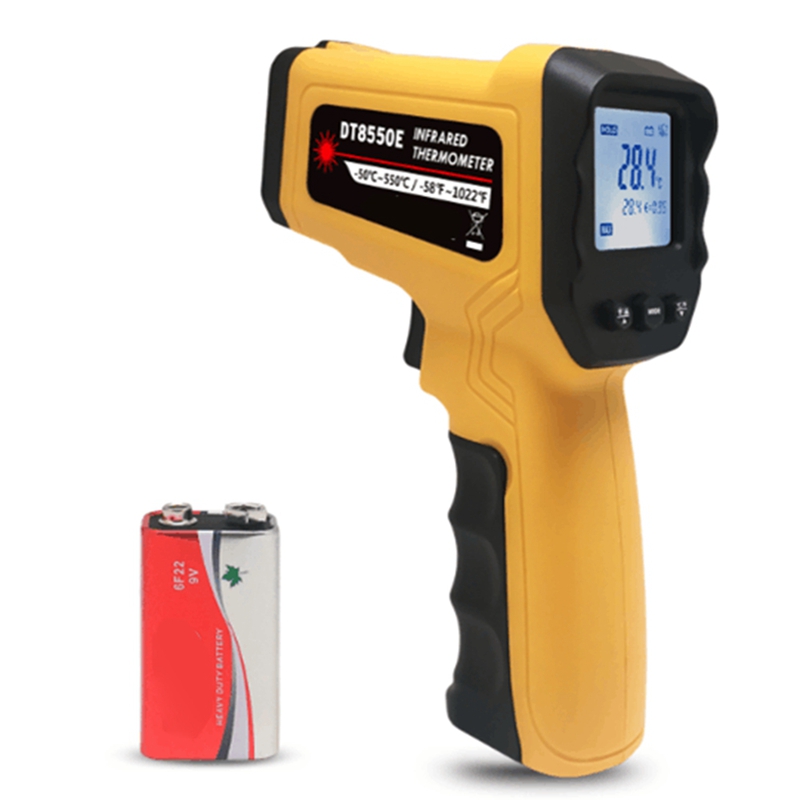 Infrared Lidar Thermometer Digital LCD Display Non-Contact Temperature Checker For Cooking Freezer Industry: Default Title