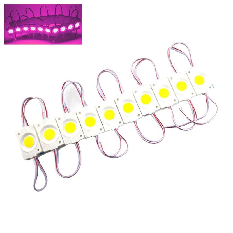 10 Stks/set Led Cob Module 2.4W 12V Dc Reclame Licht Module Led Licht Licht Woord Cob Box Bron teken Strip K8C4