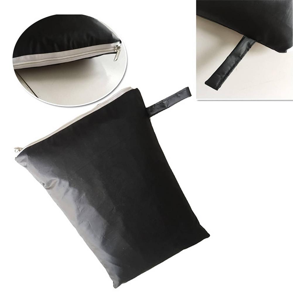 122/162cm Round Pool Cover Foldable Waterproof Dustproof Bathtub Cover 210D Oxford Cloth Outdoor Swimming Pool Tub Cover