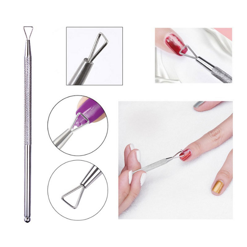 Manicure Set Polishing Strip Nail File Stainless Steel Dead Skin Scissor Dead Skin Fork Manicure Remover Exfoliating Tools Set