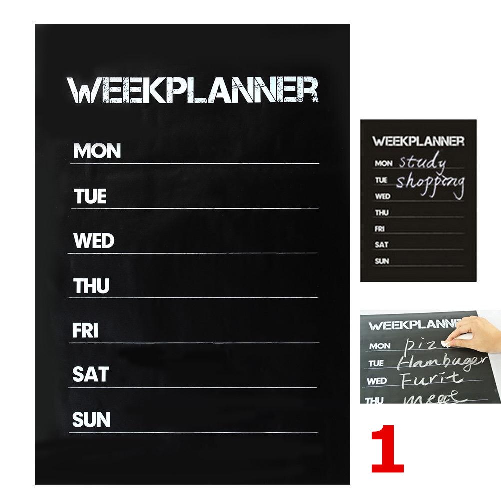 Wall Sticker Weekly Memo