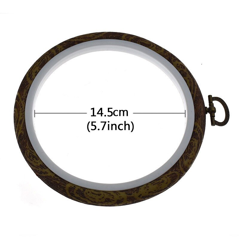 New1pc Embroidery Hoop Photo Frame Cross Stitch Hoop Ring Embroidery Circle Sewing Kit Frame Craft For Art Craft Sewing Decor: C