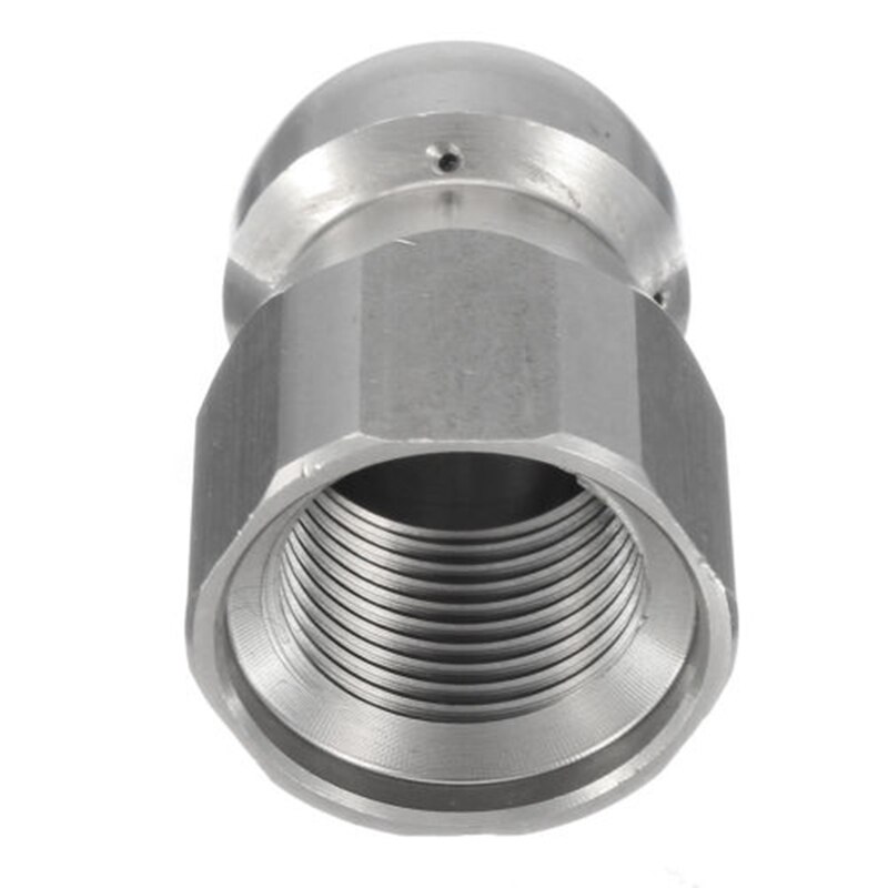 Rvs 1/4 "BSP Hogedrukreiniger Afvoer Slang Nozzle Riool Reiniging Rioolreinigers Nozzles voor Spray Cleaning Tools