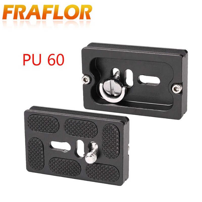 PU series Aluminum Alloy Tripod Head Quick Release Plate PU40 PU50 PU60 PU70 P100 With 1/4 inch Mounting Screw for SLR camera