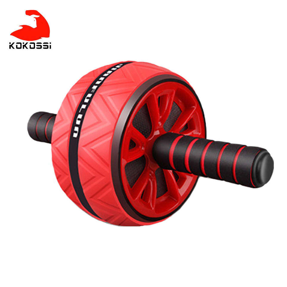 KoKossi-Rodillo Abdominal con alfombrilla, equipo de entrenamiento en casa, gimnasio, boxeo, abdominales, entrenador de ejercicio, herramienta delgada Unisex: 03