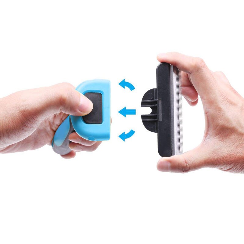 Peines cepillo Pet perro removedor de pelo gato accesorios de aseo para mascotas accesorio desmontable recortador de mascotas peines para perro gato