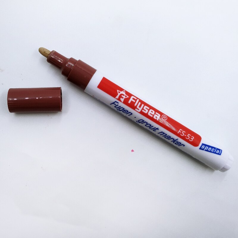 Stylo de réparation de joint de carrelage, stylo de réparation de joint de carrelage, remplissage de carreaux, salle de bains remplissage de porcelaine étanche, outils pour la maison: Brown