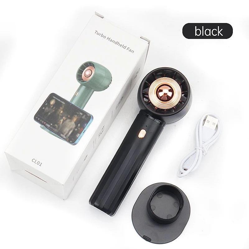 Draagbare wimperventilator Handheld kleine USB-oplaadventilator Wimperlijm Speciale droger Wimperverlengingsbenodigdheden Make-up gereedschap: Black