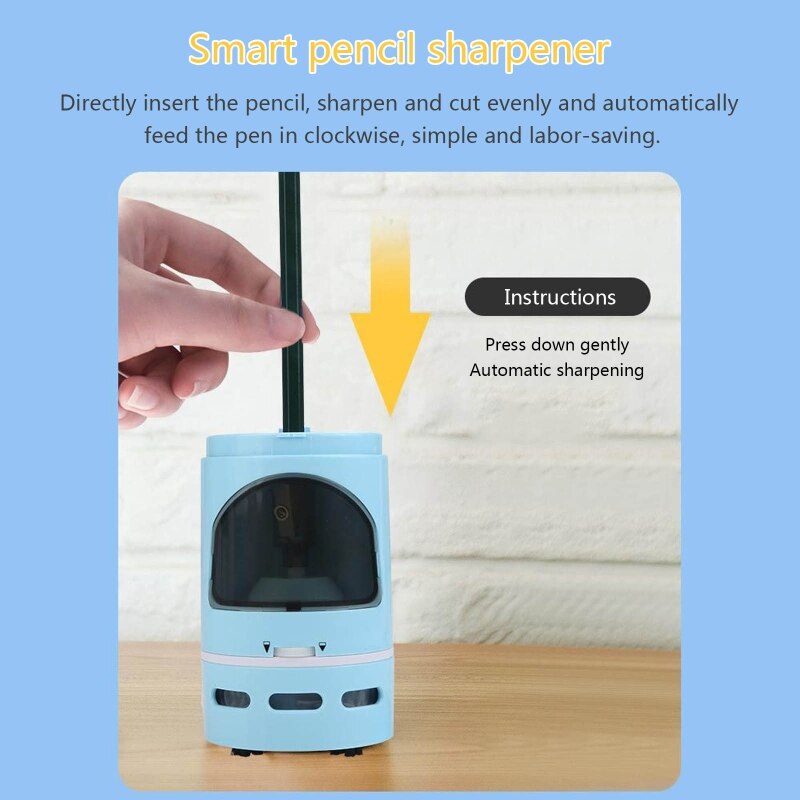 Aspirateur électrique 2 en 1, taille-crayon en bois, étudiant artiste, nouveauté 2022