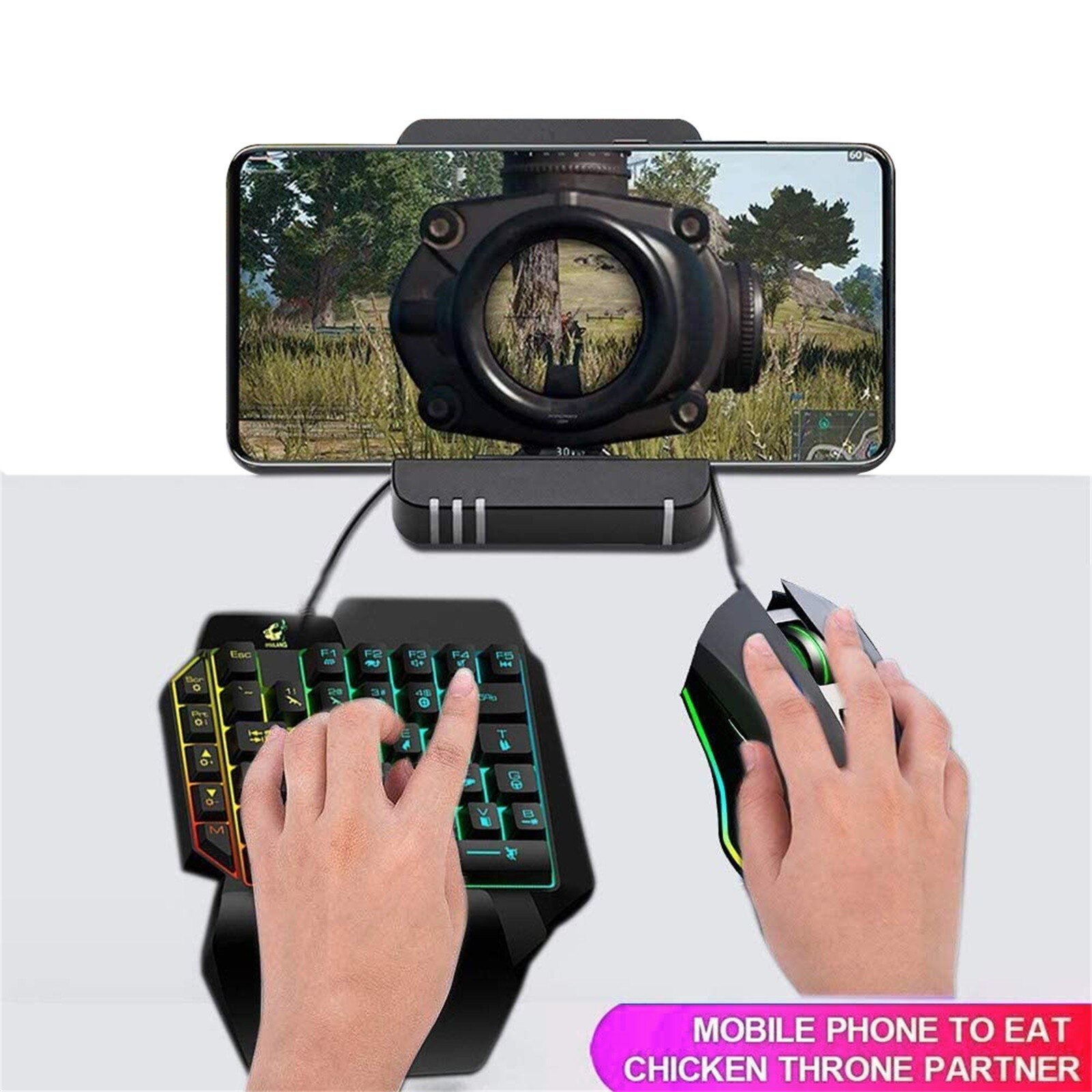 Gaming Keyboard Mouse Gamer Set 3200DPI RGB Backlit Computer Mouse Ergonomics Keyboard Gaming Mouse For PC Laptop Games In stock