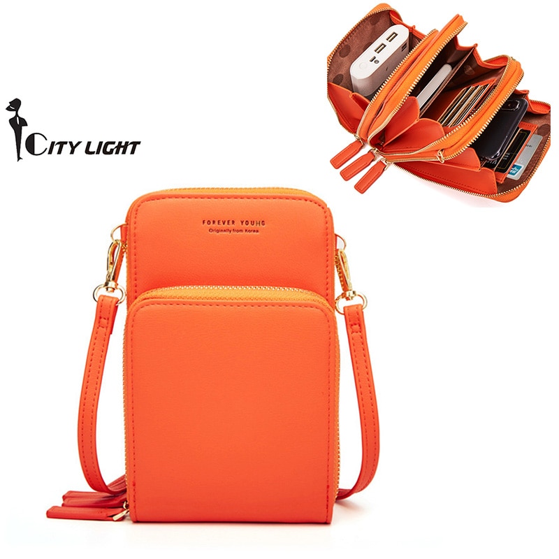 Multi-Function Small Shoulder Bag For Women With Card Cell Phone Pocket Ladies Crossbody Purse Female Messenger Bags