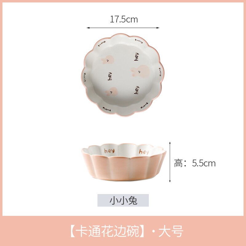 Ciotola da forno in ceramica per uso domestico in stile europeo: D-2