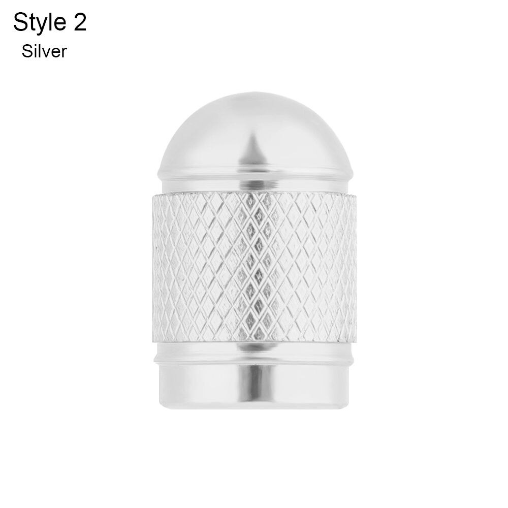 Stofdicht Aluminium Outdoor Fiets Accessoires Fiets Ventieldopjes Fietsen Tire Schrader Ventieldopjes Ventiel Covers: Silver-Style 2