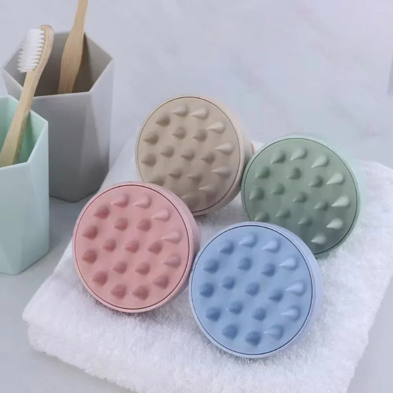 Brosse à shampoing en Silicone, peigne de Massage du cuir chevelu, peigne de lavage des cheveux, brosse de Massage corporel, brosse de bain-douche, outil de Salon de coiffure