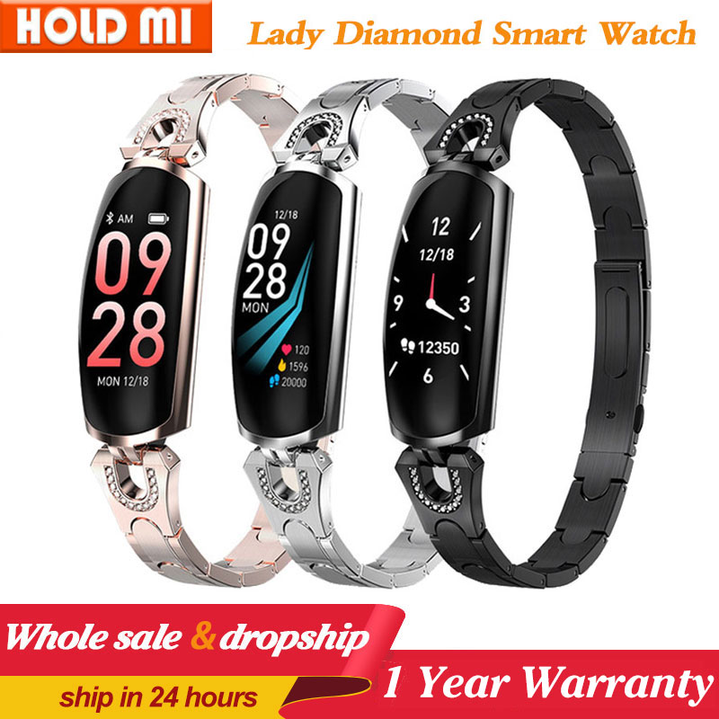 Ak16 naisen älykello ranneke syke verenpaine älykäs rannekoru kuntoseuranta älykello ranneke naisille