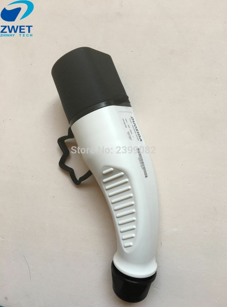 IEC 62196-2 Europe Standard Type 2 Male Plug Supply Station Side Electric Vehicle Charging Socket 16A 32A