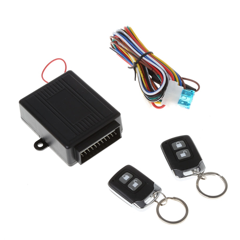Système d'alarme universel Kit Central à distance automatique serrure de porte verrouillage du véhicule système d'entrée sans clé avec 2 télécommandes