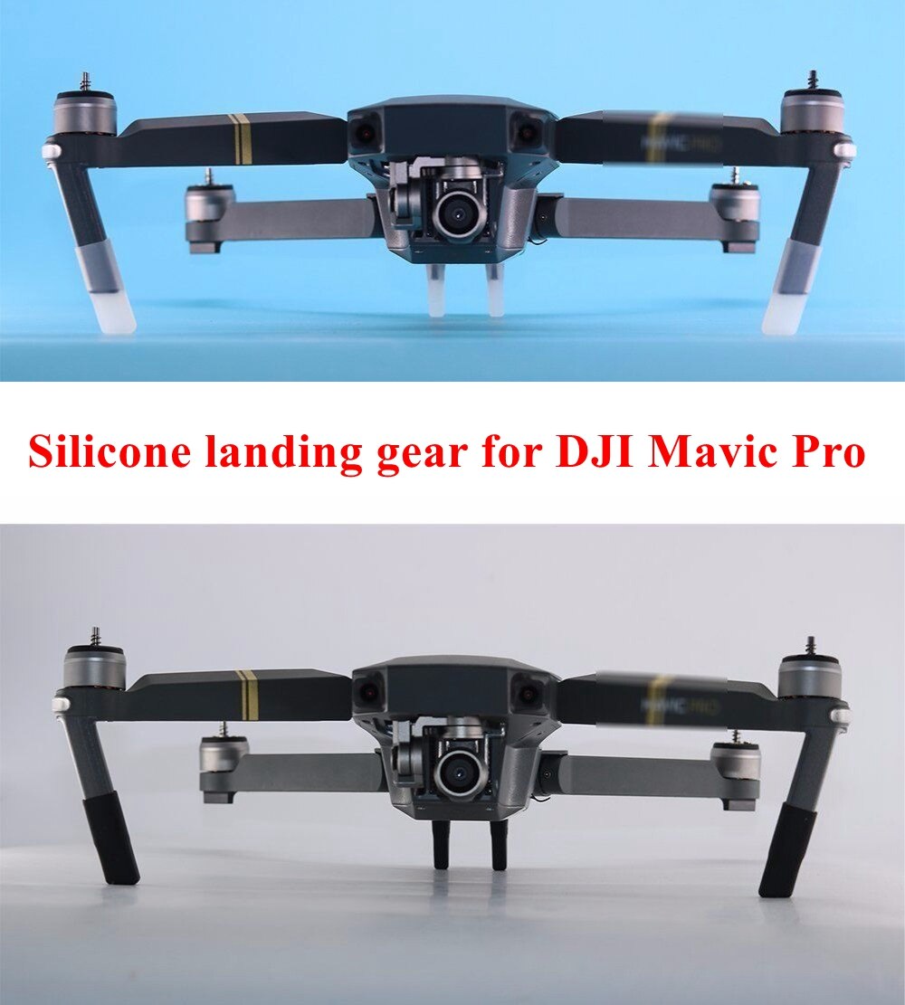 Mavic Pro Lente Verhoog Siliconen Landingsgestel Beugel Schokdemper Statief Beugel Uitbreiding Kit Benen voor DJI Mavic Pro Drone