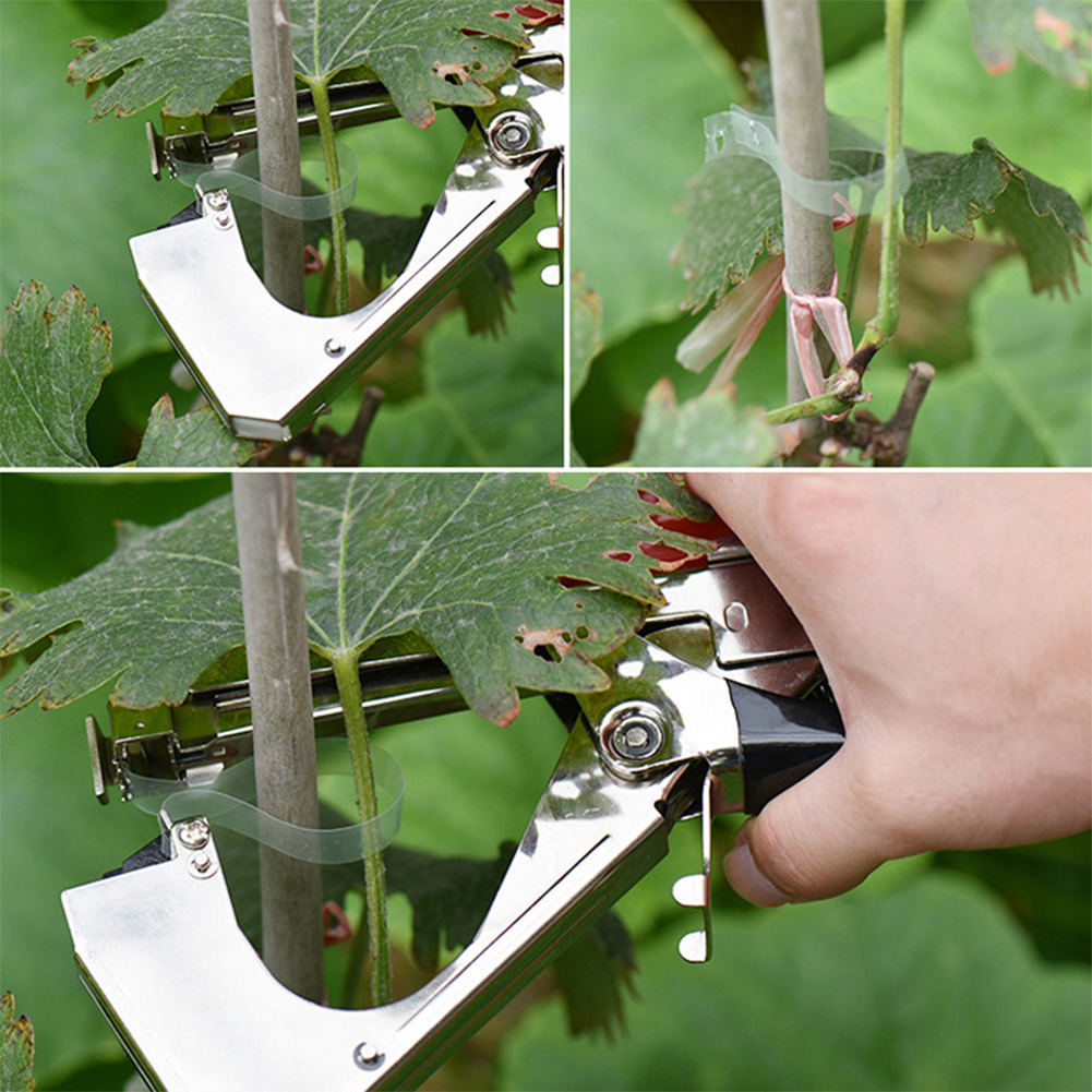 Plant Tying Machine Garden Plant Tapetool Tapener Branch Hand Tying Binding Machine Minced Vegetable Tapener Garden Tool