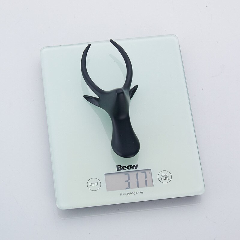 Hertenkop enkele kledinghaak dierenhaak wanddecoratie kapstok huisdecoratie eenvoudig hert paard olifant