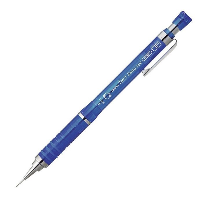 1 Pcs Originele Japan Potlood Zebra MA42 Mechanische Potloden 0.5Mm Tekening Tect2way Vulpotlood: Blauw