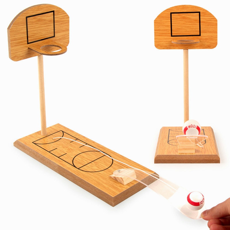 Mini Basketbal Hout Tafel Volwassenen Speelgoed Voor Kinderen Educatief Desktop Basketbal Houten Blok Sport Kids &#39;Floor Game