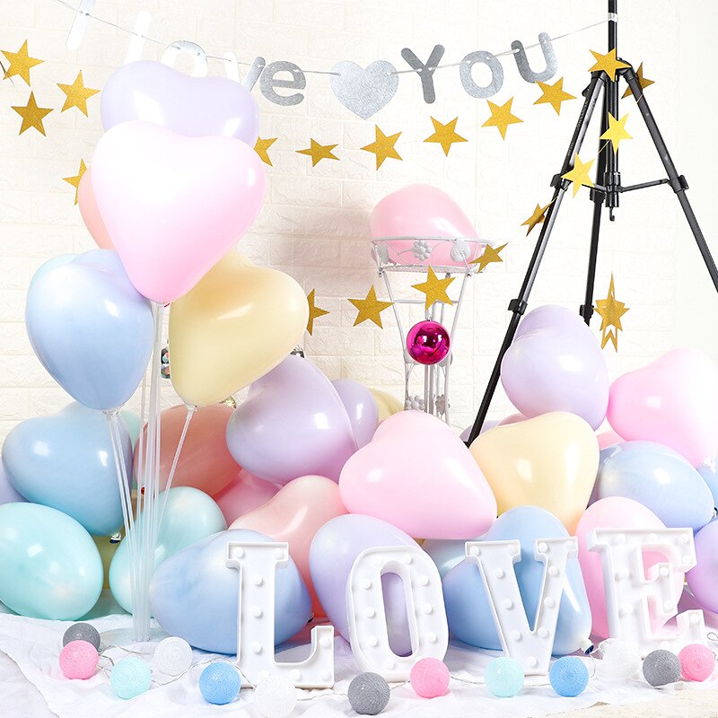 Globos de látex de macarrón verde menta de 13 pulgadas, globos de látex azul rosa para bebé, globo de helio, cumpleaños, evento, , decoración de boda, novedad de 100 Uds.