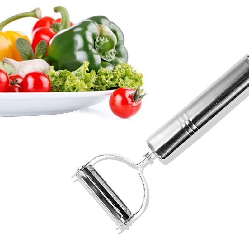 Rvs Dunschiller Rasp Multifunctionele Fruit Dunschiller Groente Fruit Schil Shredder Slicer Rasp Keuken Accessoires