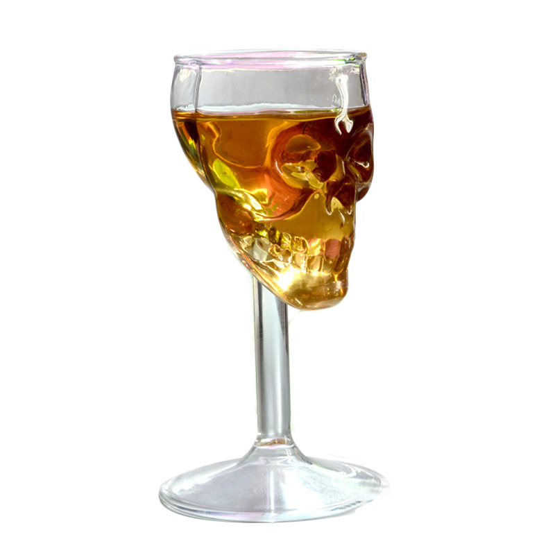 75 ml Transparante Taro Staart Wijn Glas Double Wall Cocktail Glas Whisky Beker Glaswerk Bar Gereedschap